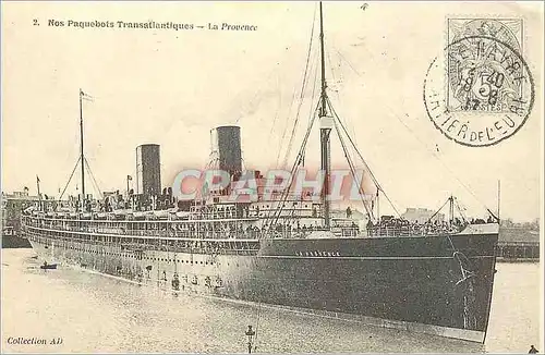 REPRO Nos Paquebots Transatlantiques la Provence