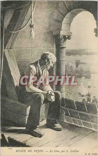 Cartes postales Musee de Dijon LE glas par L Galliac