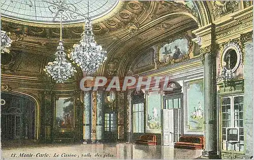 Cartes postales Monte carlo le Casino Salle des Fetes