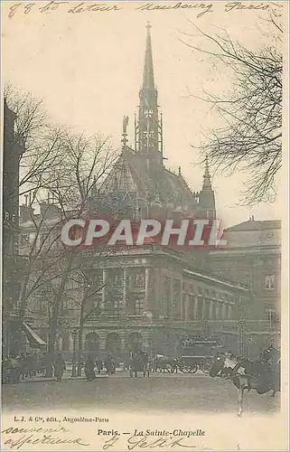 Cartes postales Paris la Sainte Chapelle