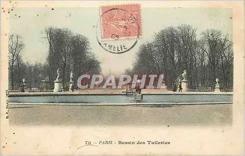 Cartes postales Paris Bassin des Tuileries