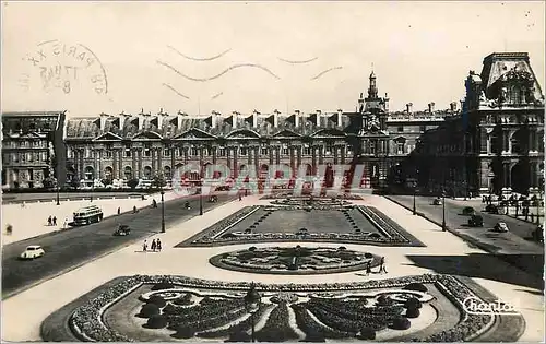 Cartes postales moderne Paris le Louvre et les Jardins