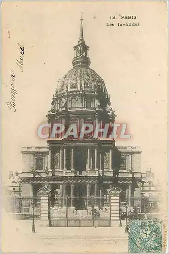 Cartes postales Paris les Invalides