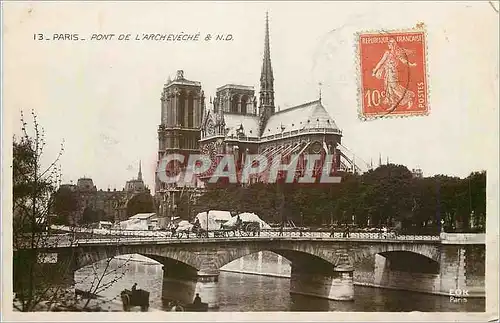 Cartes postales Paris Pont de l'Archeveque