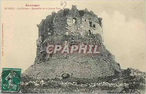 Cartes postales Auvergne Murols le Chateau Ensemble de la Grosse Tour