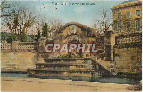 Cartes postales Metz Fontaine Boufflers