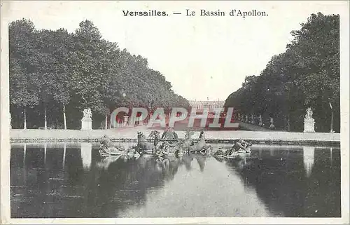 Cartes postales Versailles le Bassin d'Apollon