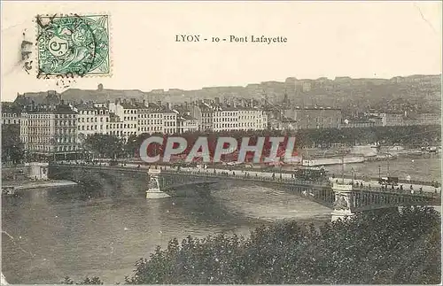 Cartes postales Lyon Pont Lafayette