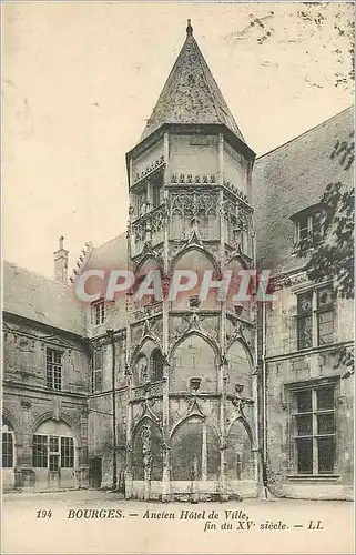 Ansichtskarte AK Bourges Ancien Hotel de Ville fin du XVe siecle