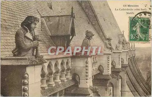 Cartes postales Moulins la Cathedrale (Cote Sud) Motifs