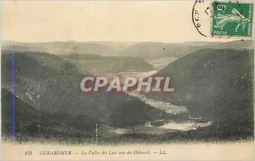Cartes postales Gerardmer la vallee des Lacs vue du Hohneck