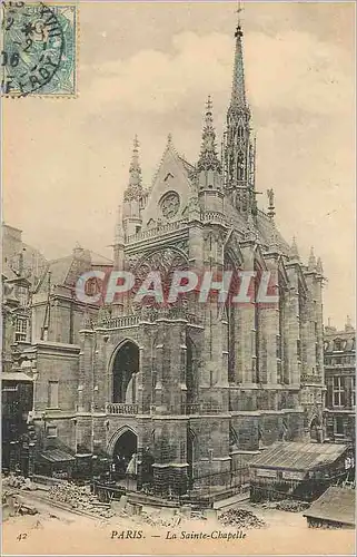 Cartes postales Paris la Sainte Chapelle