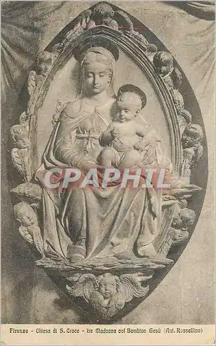 Ansichtskarte AK Firenze ba Madonna Col Bambino Gesu (Ant Rossellino)