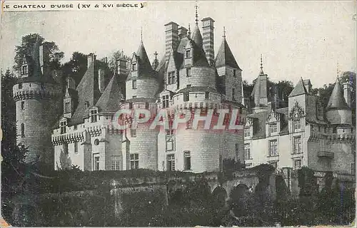 Cartes postales le Chateau d'Usse (XV XVI siecle)