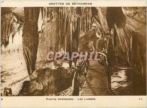 Cartes postales Grottes de Betharram Partie Inferieure les Larmes