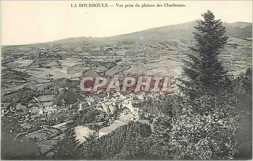 Cartes postales la Bourboule vue prise du Plateau des Charlannes