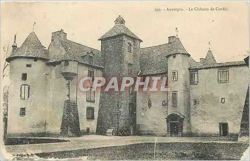 Cartes postales Auvergne Le Chateau de Cordes