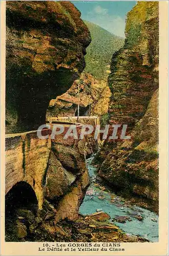 Ansichtskarte AK Les Gorges du Cians Le Defile et le Veilleur du Cians