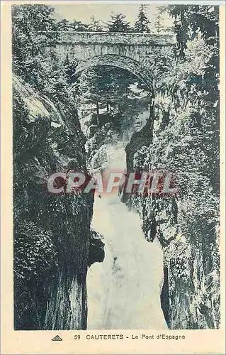 Cartes postales Cauterets Le Pont d'Espagne