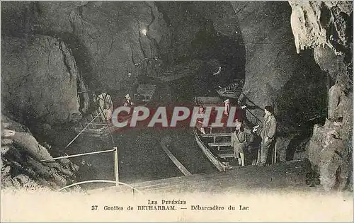 Cartes postales Les Pyrenees Grottes de Betharram Debarcedere du Lac