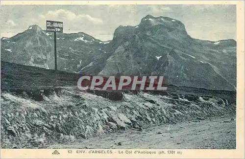 Ansichtskarte AK Env d'Argeles Le Col d'Aubisque (Alt 1701 m)