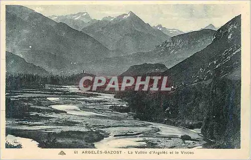 Cartes postales Argeles Gazost La Vallee d'Argeles etle Viscos