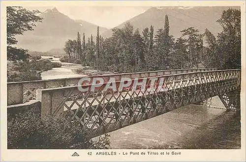 Ansichtskarte AK Argeles Le Pont de Tillos et le Gave