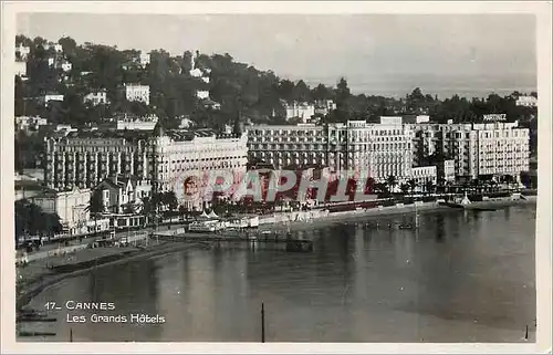 Cartes postales moderne Cannes Les Grands Hotels