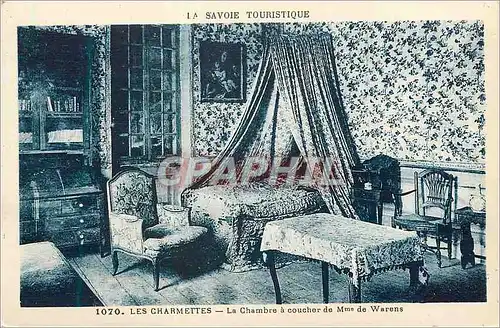 Cartes postales Les Charmettes La Chambre a Coucher de Mme de Warens