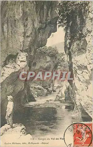 Cartes postales Gorges du Val de Fier Lucien Michaux edit Bellegrade Depose