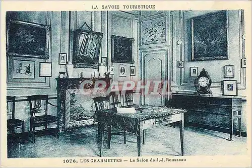 Cartes postales Savoie Touristique Les Charmettes le Salon de J J Rousseau