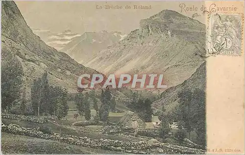 Cartes postales La Breche de Roland Route de Gavarnie