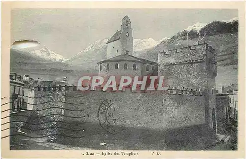 Cartes postales Luz Eglise des Templiers P D