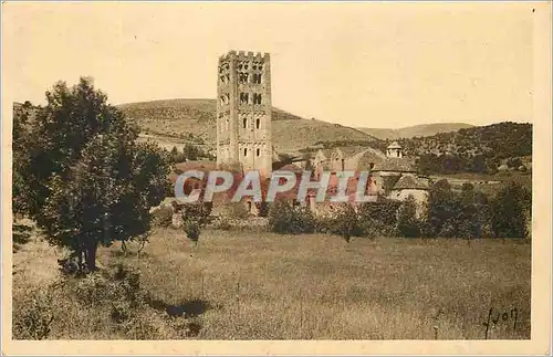 Ansichtskarte AK La Douce France Environ de Prades (Pyr Or) Tour Romaine de l'Abbaye de St Michel du Cuxa