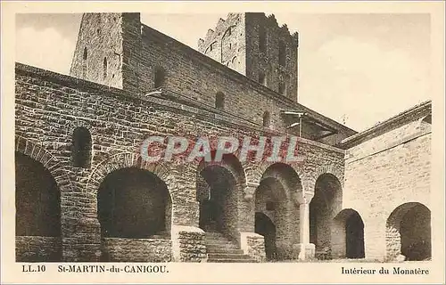 Ansichtskarte AK St Martin du Canigou Interieur du Monatere