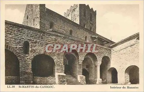 Cartes postales St Martin du Canigou Interieur du Monatere