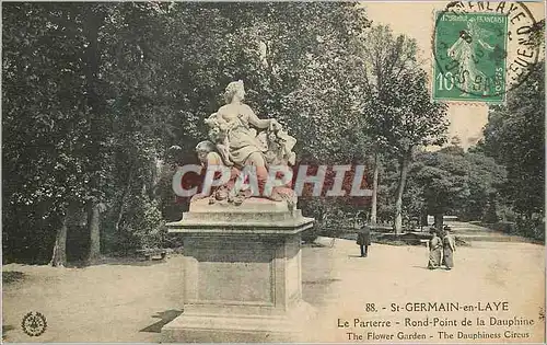 Cartes postales St Germain en Laye Le Parterre Rond Point de la Dauphine