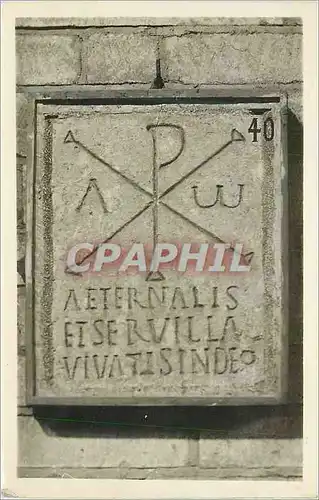 CARTE PHOTO Aeternalis Et Servilla Vivatisideo