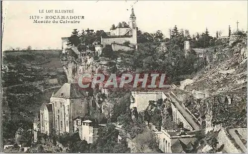Cartes postales Rocamadour le Lot Illustre Montee du Calvaire