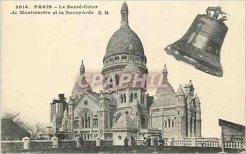 Cartes postales Paris le Sacre Coeur de Montmartre et la Savoyarde