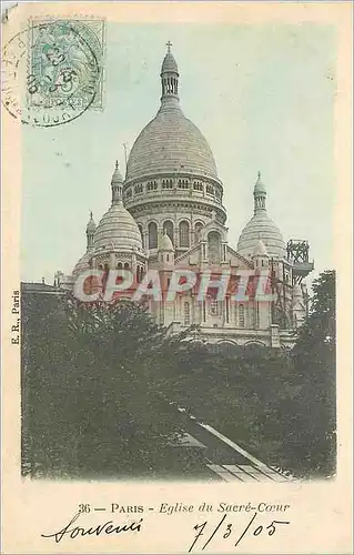 Cartes postales Paris Eglise du Sacre Coeur