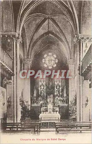 Cartes postales Chapelle du Martyre de Saint Denys