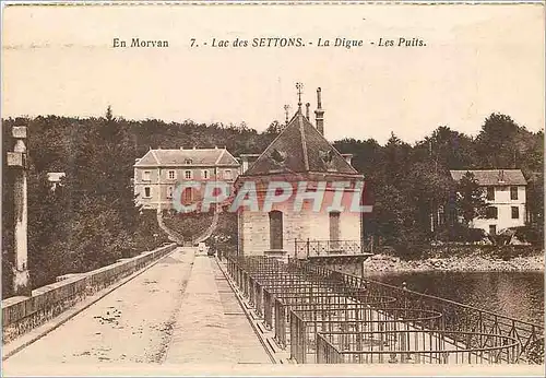 Cartes postales En Morvan Lac des Settons la Digue les Puits