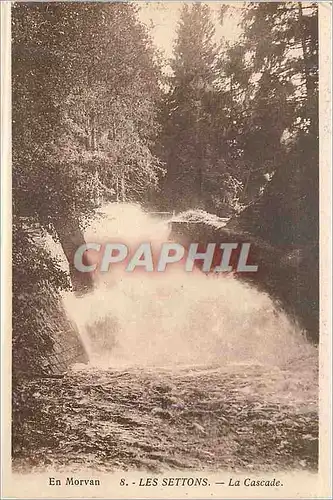 Cartes postales En Morvan les Settons  la Cascade