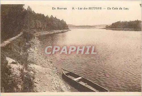 Cartes postales En Morvan les Settons un Coin du Lac