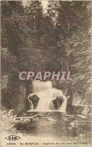 Cartes postales En Morvan Cascade du Lac des Settons