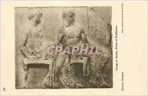 Cartes postales Group of Dieties Frieze of Parthenon British Museum