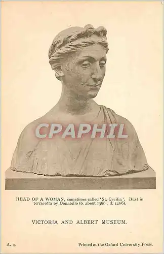 Cartes postales Head of a Woman Victoria and Albert Museum