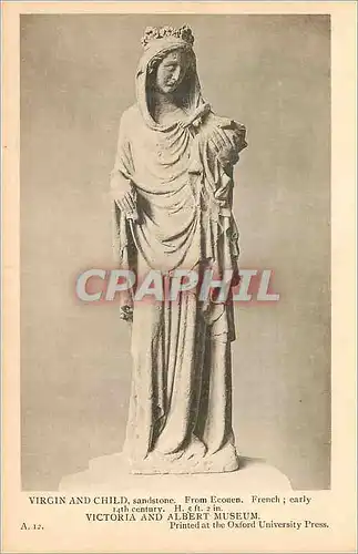 Ansichtskarte AK Virgin and Child Victoria and Albert Museum