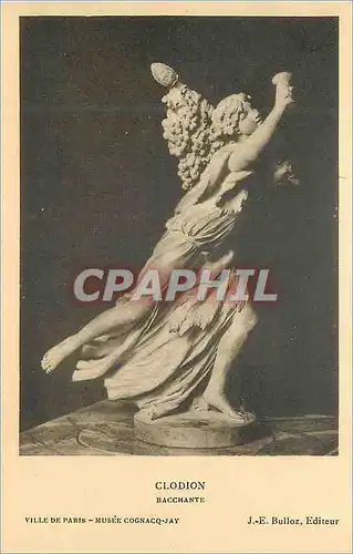 Ansichtskarte AK Clodion Bacchante Ville de Paris Musee Cognacq Jay